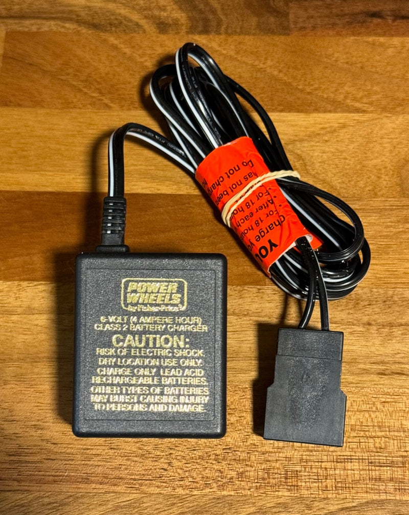 6 Volt Power Wheels Battery Charger Plug Part Model 040135