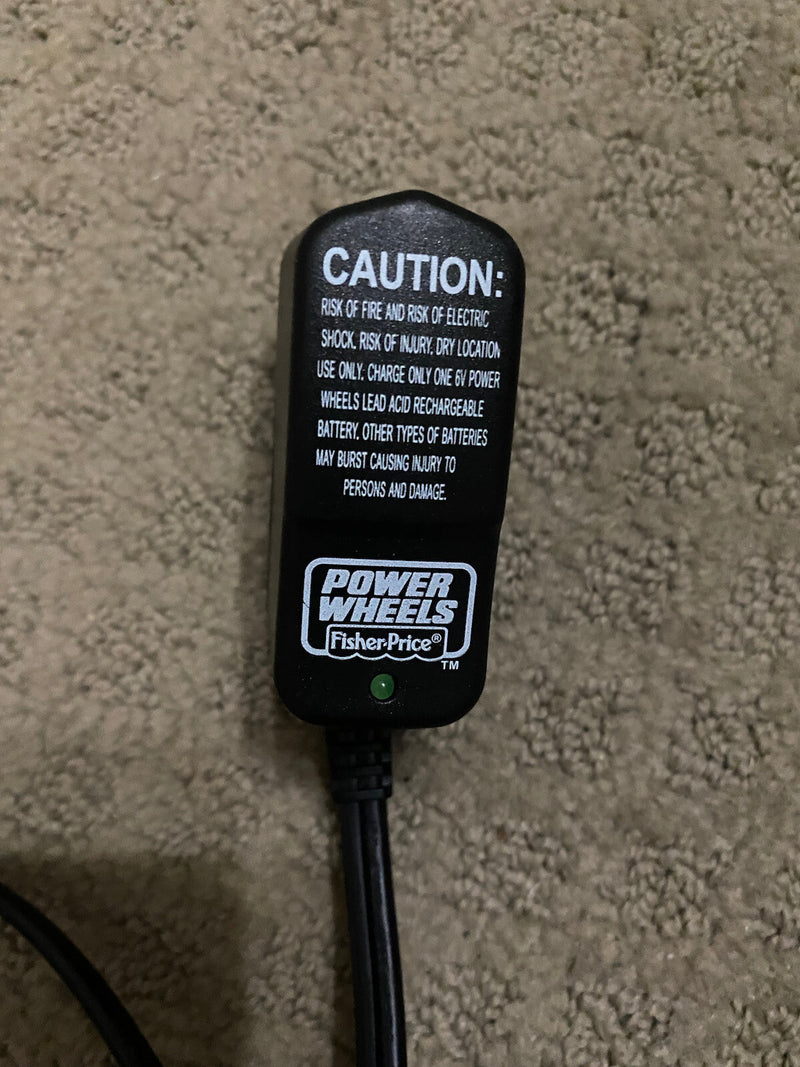 Fisher Price Power Wheels 6 Volt Battery Charger Supply 00801 1483 Magic Cars 1
