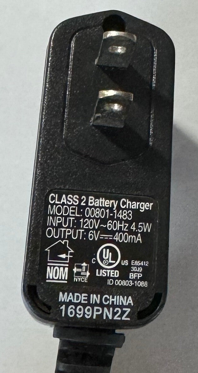 6 Volt Power Wheels Battery Charger and Supply Tested OEM 00801-1483 Magic Cars 3
