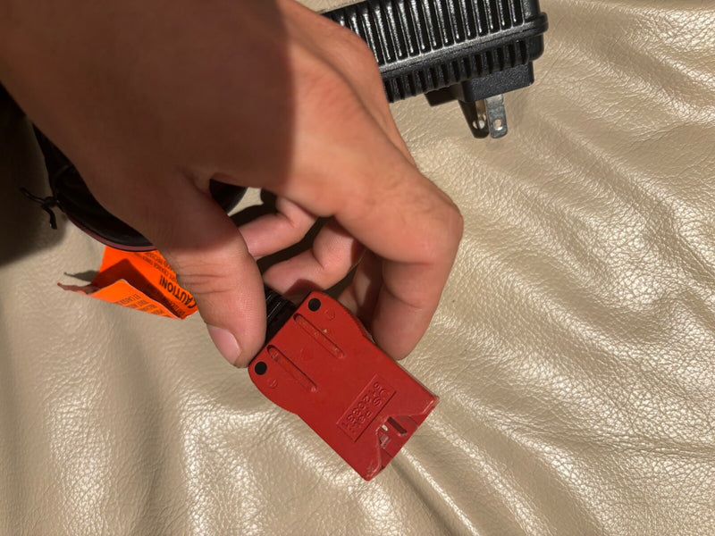 6 Volt Red Battery Charger for Power Wheels with Genuine Replacement Battery Magic Cars 2