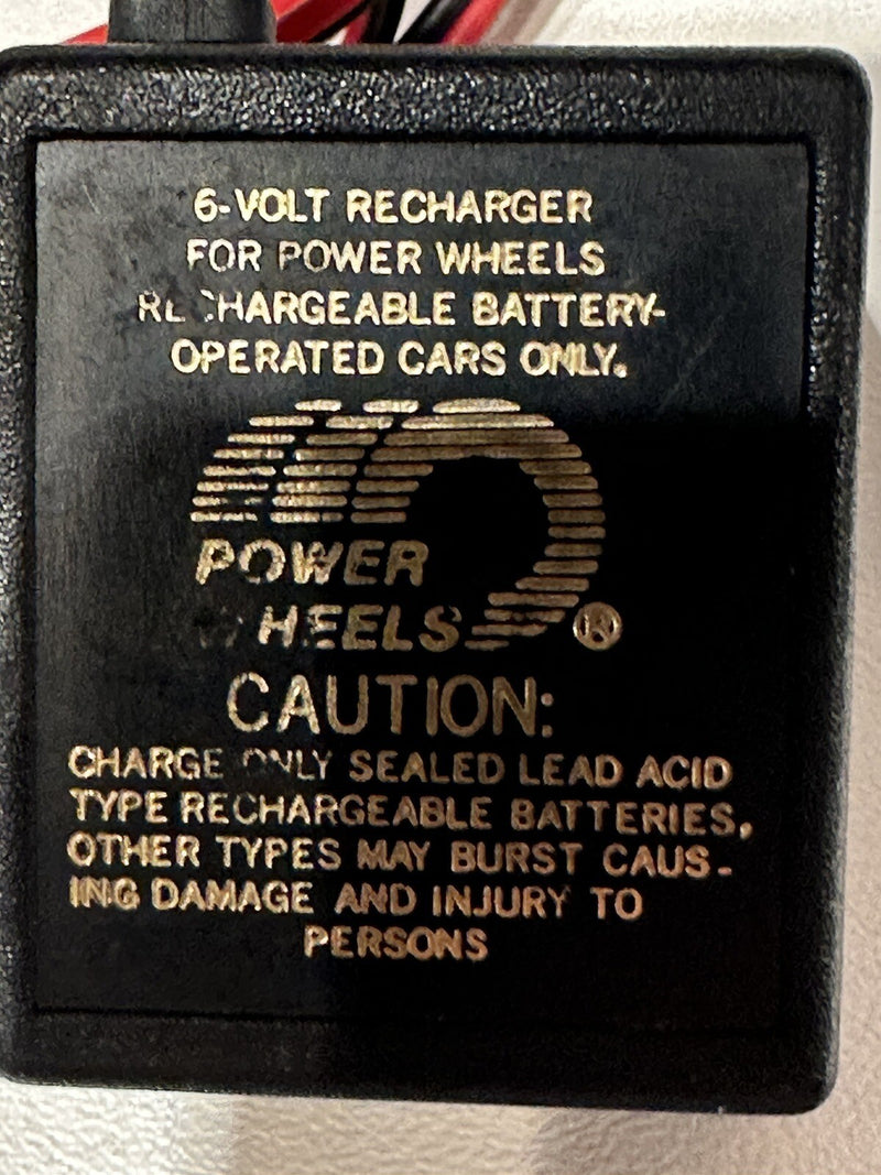 6 Volt Plug-In Battery Recharger for Power Wheels Model C-6080 Magic Cars 1