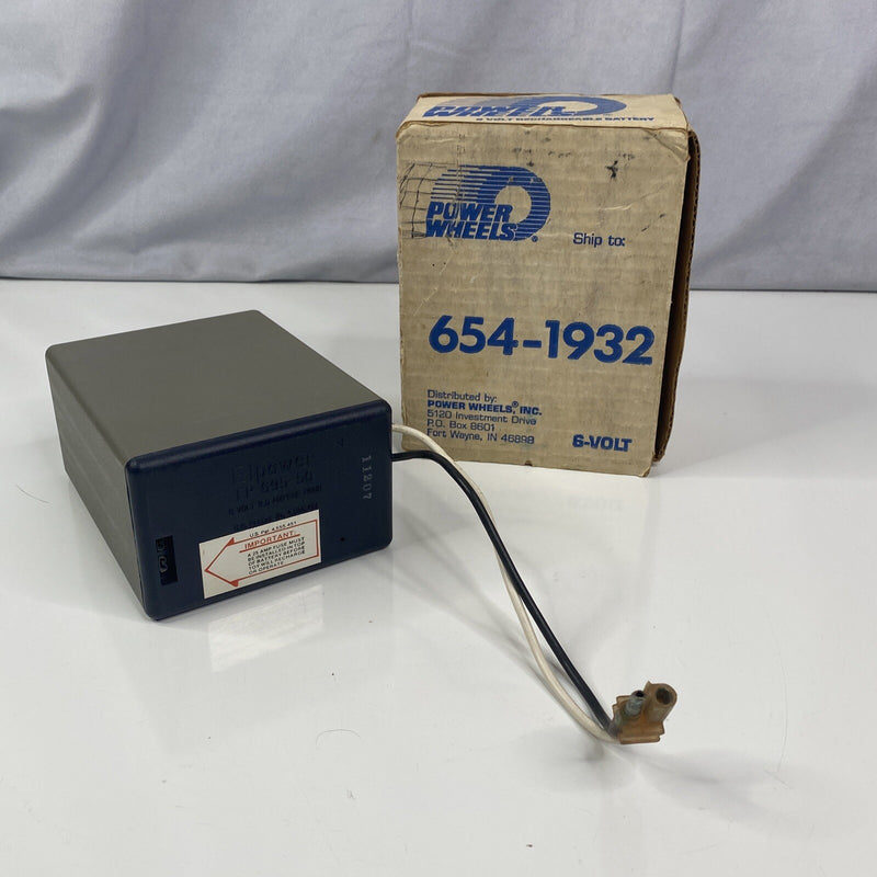 Power Wheels 6-Volt Rechargeable Battery Pack Model 654-1932 Magic Cars Variant 0