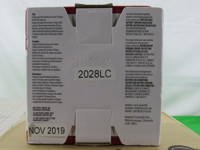 6-Volt Rechargeable Replacement Battery for Power Wheels 2028LC 2019 Magic Cars 1