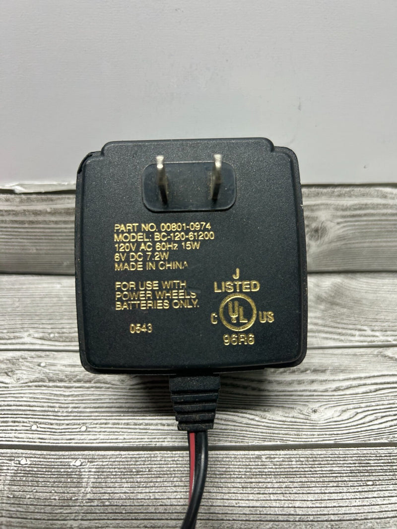 6V Super Fast Class 2 Battery Charger for Power Wheels Model BC-120-61200 Magic Cars 2