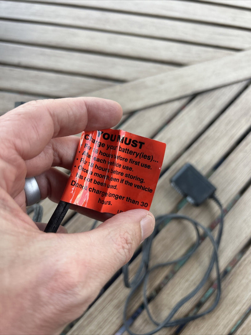 Power Wheels 6V Battery and Charger Model 00801-1483 Tested Magic Cars 6