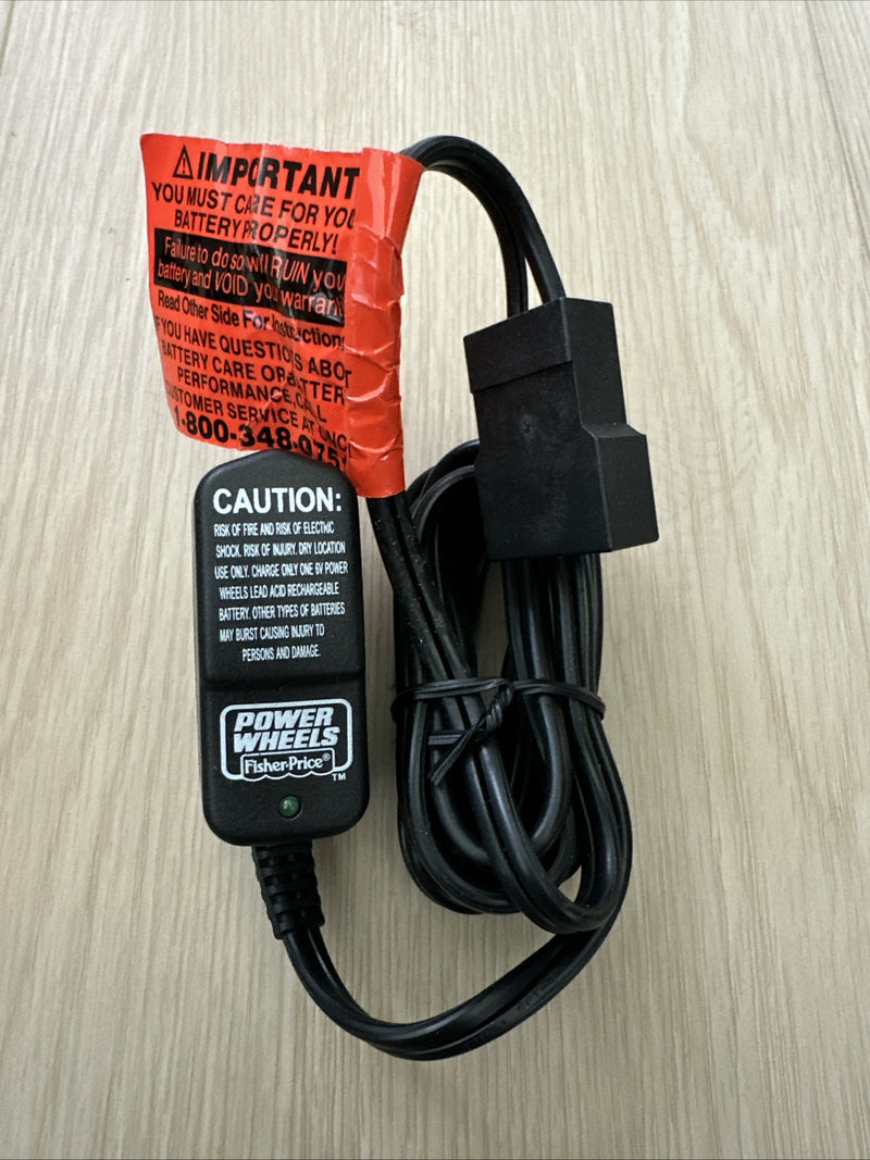 6V OEM Battery Charger and Power Supply Cable for Ride-On Vehicles Magic Cars 0