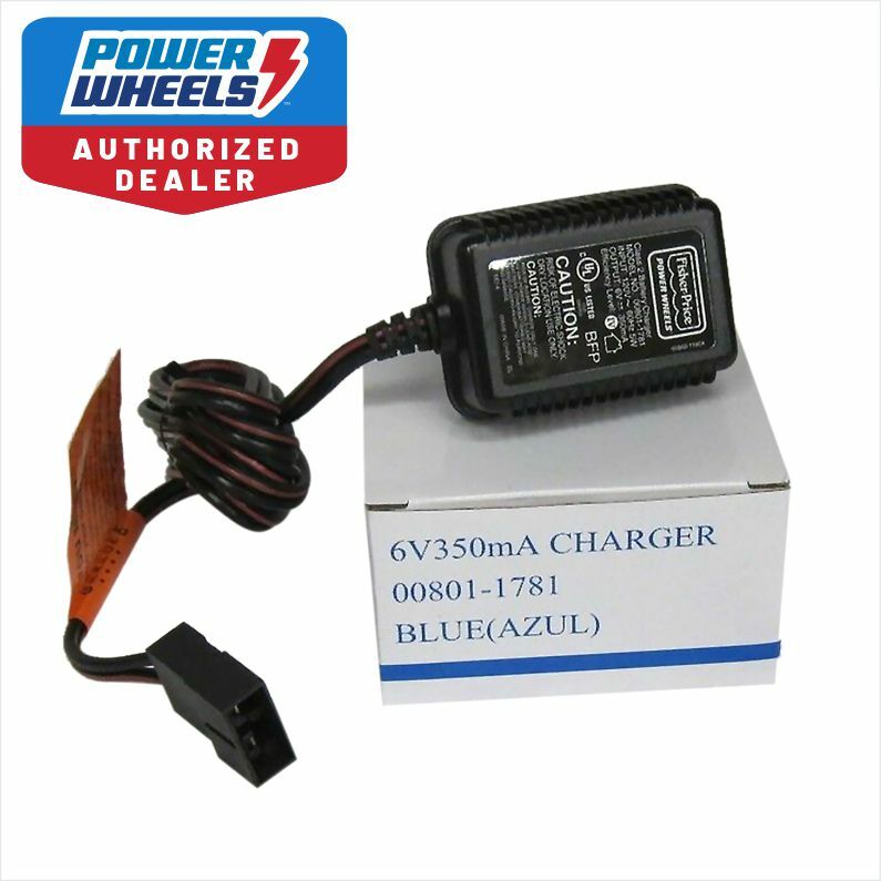 6V Blue Power Wheels Ride-On with Battery Charger and One-Year Warranty Magic Cars Variant 0