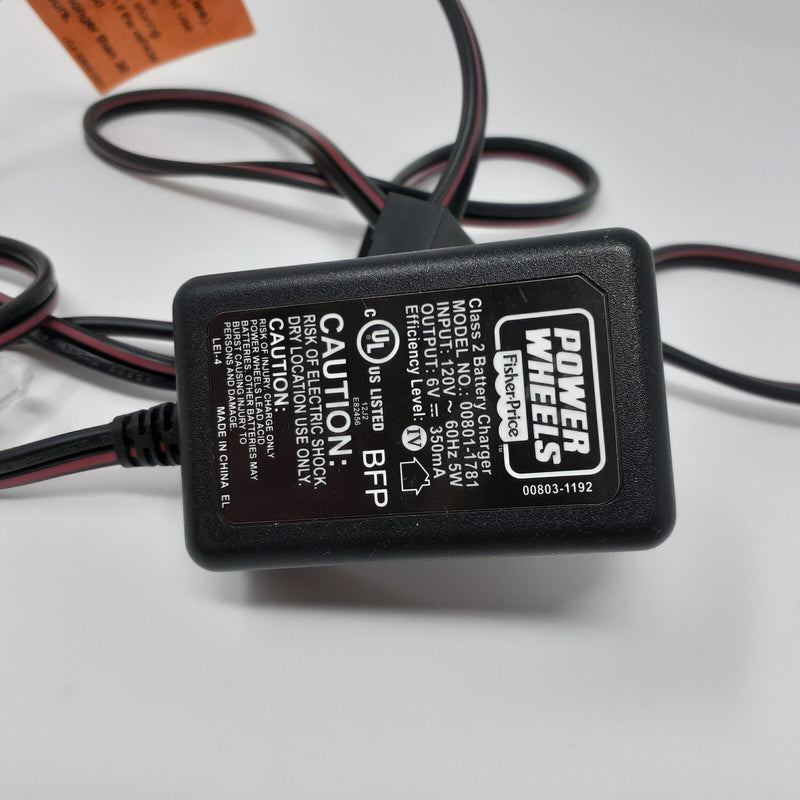 6V Power Wheels Charger Wall Plug Model 0081-1781 Blue Battery Compatible Magic Cars Variant 0
