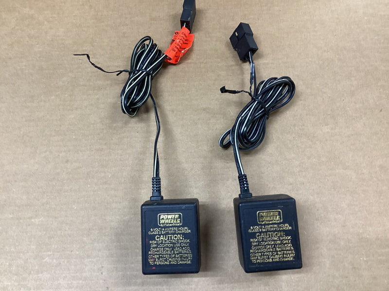 6V DC Power Wheels Charger and Replacement Battery Pack (2 Pack) Magic Cars 0