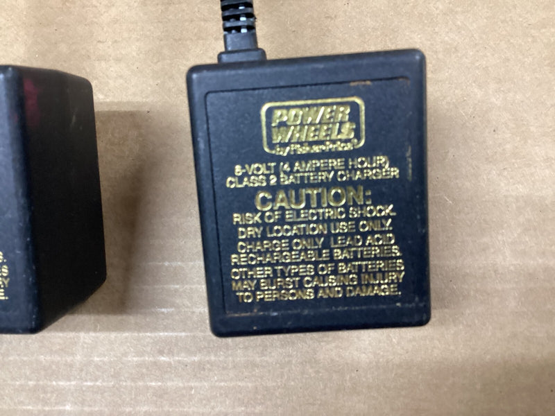 6V DC Power Wheels Charger and Replacement Battery Pack (2 Pack) Magic Cars 1