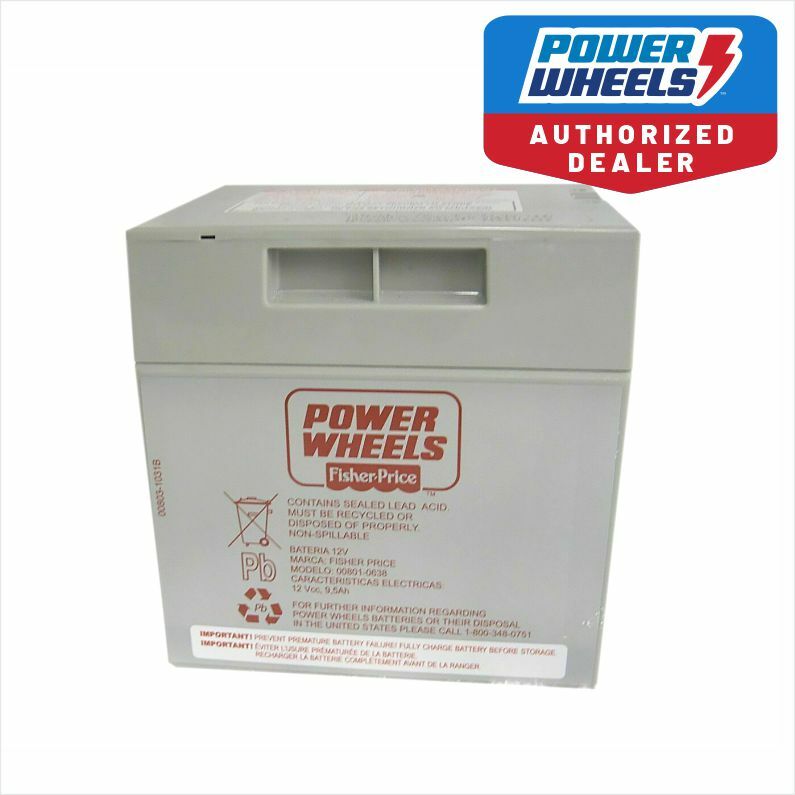 Genuine 12V Gray Replacement Battery for Power Wheels Eliminator 73180 Magic Cars Variant 0