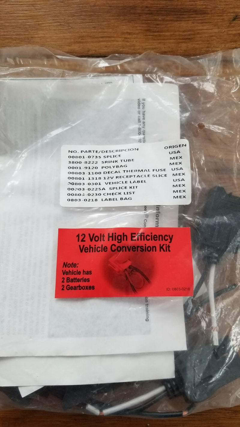 Power Wheels 803-218 12 Volt High Efficiency Vehicle Conversion Kit with Red Carry Bag Magic Cars 0
