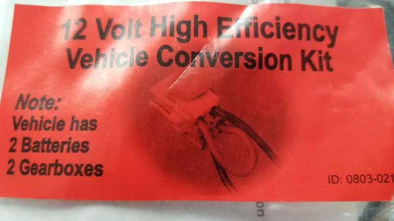 Power Wheels 803-218 12 Volt High Efficiency Vehicle Conversion Kit with Red Carry Bag Magic Cars 2