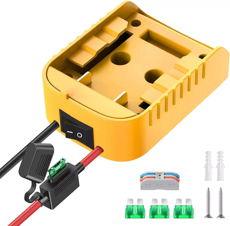 Power Wheels Adapter and Battery Kit Compatible with 20V Dewalt Batteries Magic Cars 0