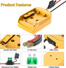 Power Wheels Adapter Kit for 20V Dewalt Battery Compatibility Magic Cars 2