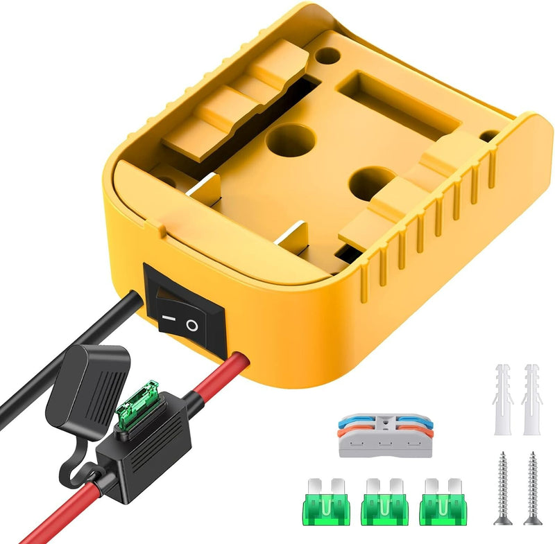 Power Wheels Adapter Kit for 20V Dewalt Battery Compatibility Magic Cars Variant 0