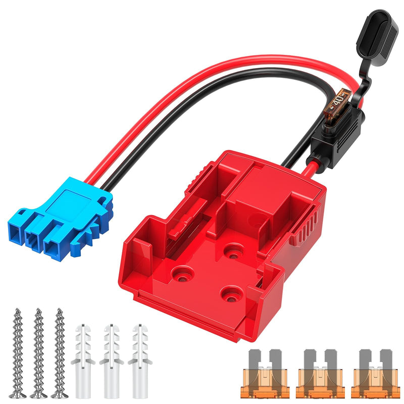 Power Wheels Battery Adapter for Milwaukee Batteries Compatible with Peg Perego Ride-On Toys Magic Cars 0