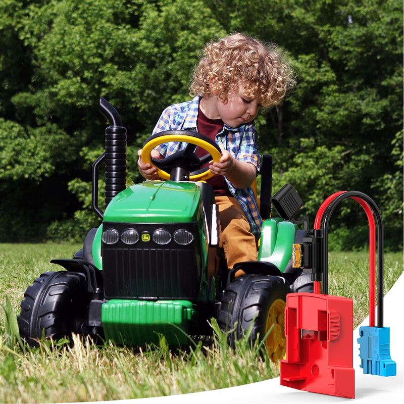 Power Wheels Battery Adapter for Milwaukee Batteries Compatible with Peg Perego Ride-On Toys Magic Cars 2