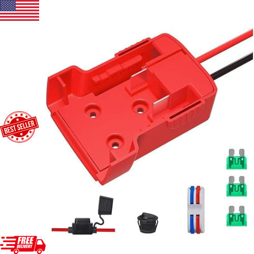 Power Wheels Battery Conversion Kit for Milwaukee M18 18V Batteries Magic Cars Variant 0