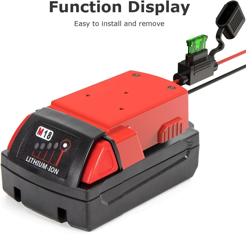 18V M18 to Power Wheels Battery Conversion Adapter Kit Magic Cars 2