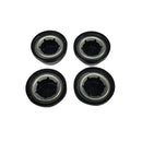 Power Wheels Barbie Princess Mustang 4-Pack 0.437 Cap Pieces Black Genuine Magic Cars 1