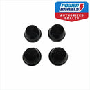 Power Wheels Barbie Princess Mustang 4-Pack 0.437 Cap Pieces Black Genuine Magic Cars Variant 0