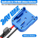 Kobalt 24V Max Battery Adapter for Power Wheels with 14 Gauge Wire Connection Magic Cars 1