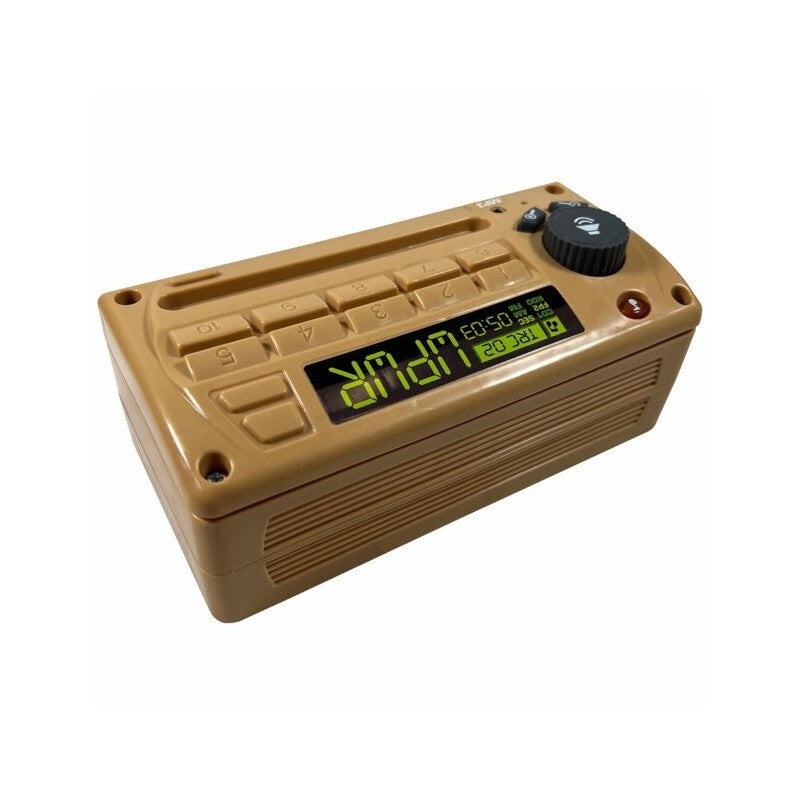 Power Wheels CBG65-9909 Beige Ride-On Jeep with Built-In Radio Sound Box Magic Cars 1
