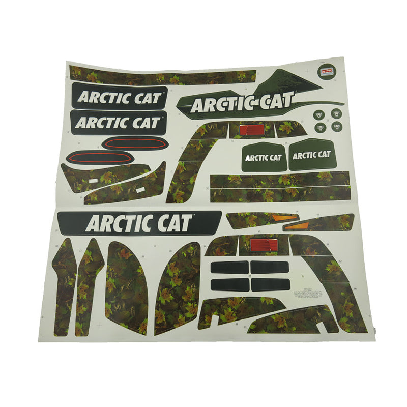 Power Wheels CGY61 Camo Arctic Cat Decal Label Sheet Genuine Fisher Magic Cars 1