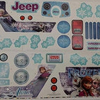 Power Wheels Frozen Elisa Sticker Set Kids Toy Magic Cars 1