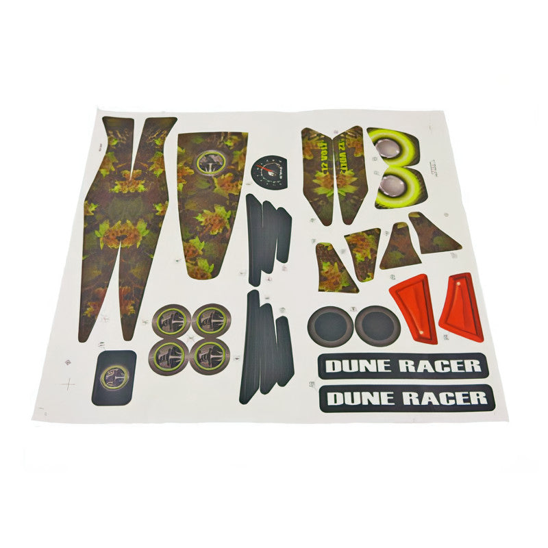 Power Wheels Dune Racer Decal Label Sheet Genuine Replacement Magic Cars 1
