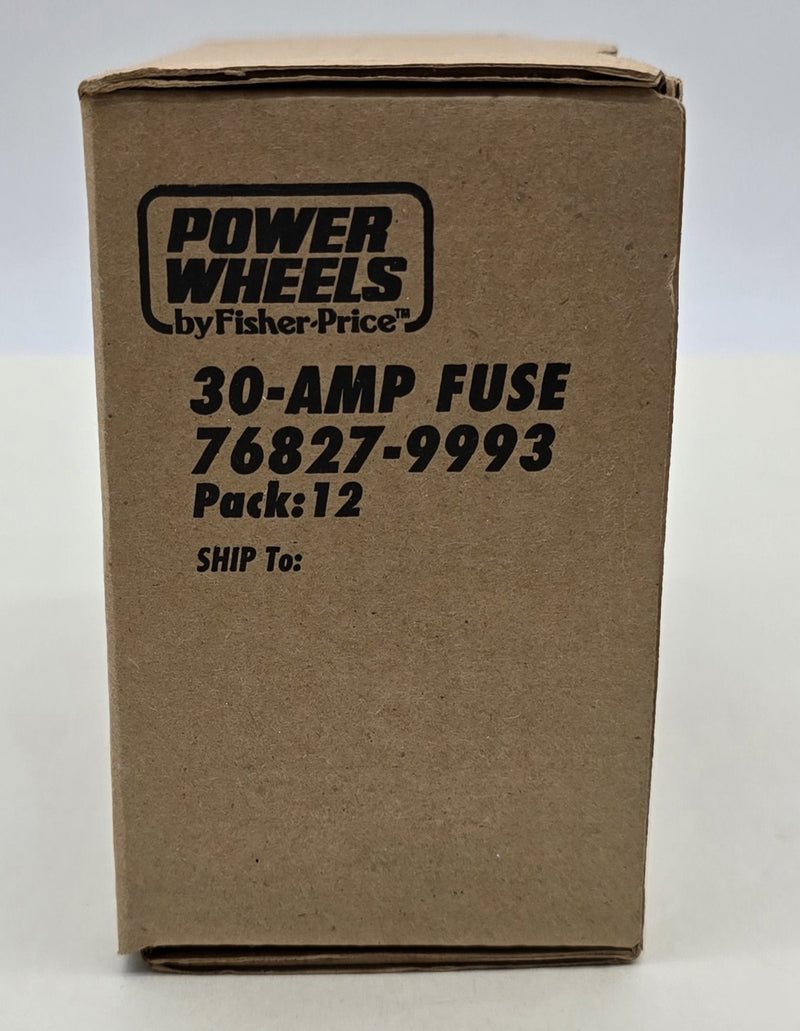 Power Wheels Fisher 30 Amp Fuse 76827-9993 12 Packs of 4 Fuses Magic Cars 8