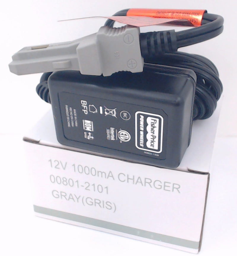 12V Grey Replacement Battery Charger for Power Wheels Vehicles Magic Cars Variant 0