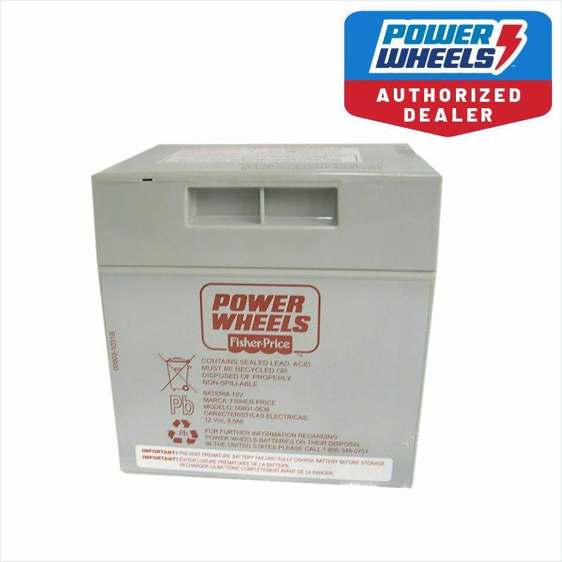 12V Grey Harley Power Wheels Battery Genuine Fisher Replacement Magic Cars Variant 0