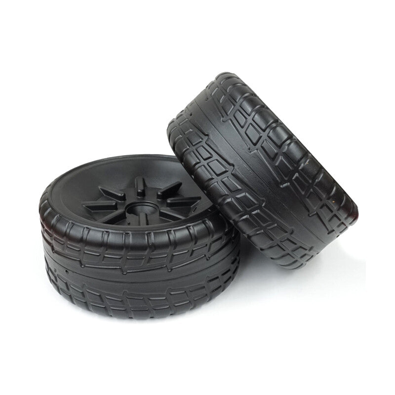 Power Wheels J4390 Mustang Right and Left Wheels with 2 Retainers Genuine OEM Magic Cars 1