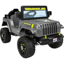12V Battery-Powered Gray Jeep Wrangler Ride-On Vehicle for Ages 2+ Magic Cars 0