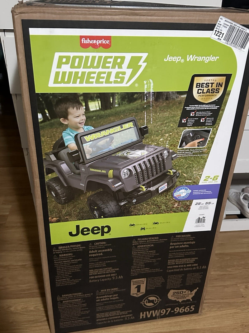 Power Wheels Jeep Wrangler Ride-On Toy Vehicle Magic Cars Variant 0