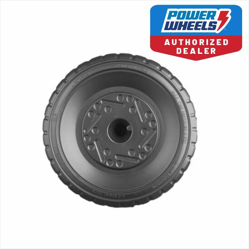 Left Genuine Power Wheels L6349 Barbie Mustang Replacement Wheel Magic Cars Variant 0