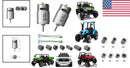 24V RS555 Electric Motors with Gearbox, 2-Pack, 35000 RPM Power Wheel Upgrade Magic Cars 1