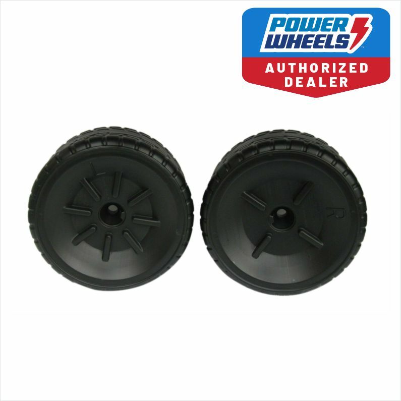 Power Wheels Mustang Left and Right Genuine Replacement Tires 2-Pack Magic Cars Variant 0