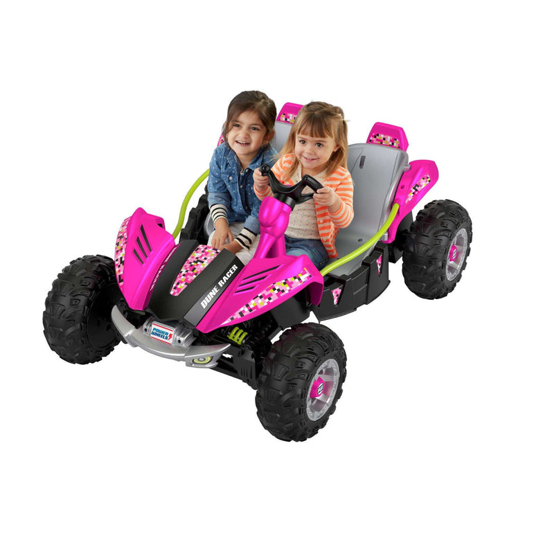 Power Wheels Seat with Pink Headrest for Dune Racer or Extreme Buggy, Purple Magic Cars 2