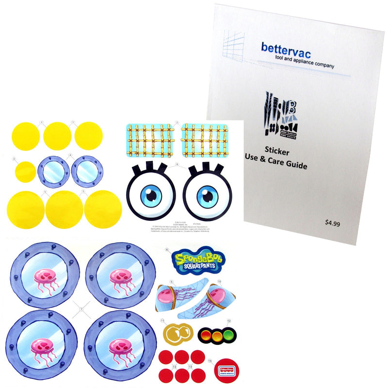 Power Wheels SpongeBob SquarePants Decal Sheet Magic Cars Variant 0