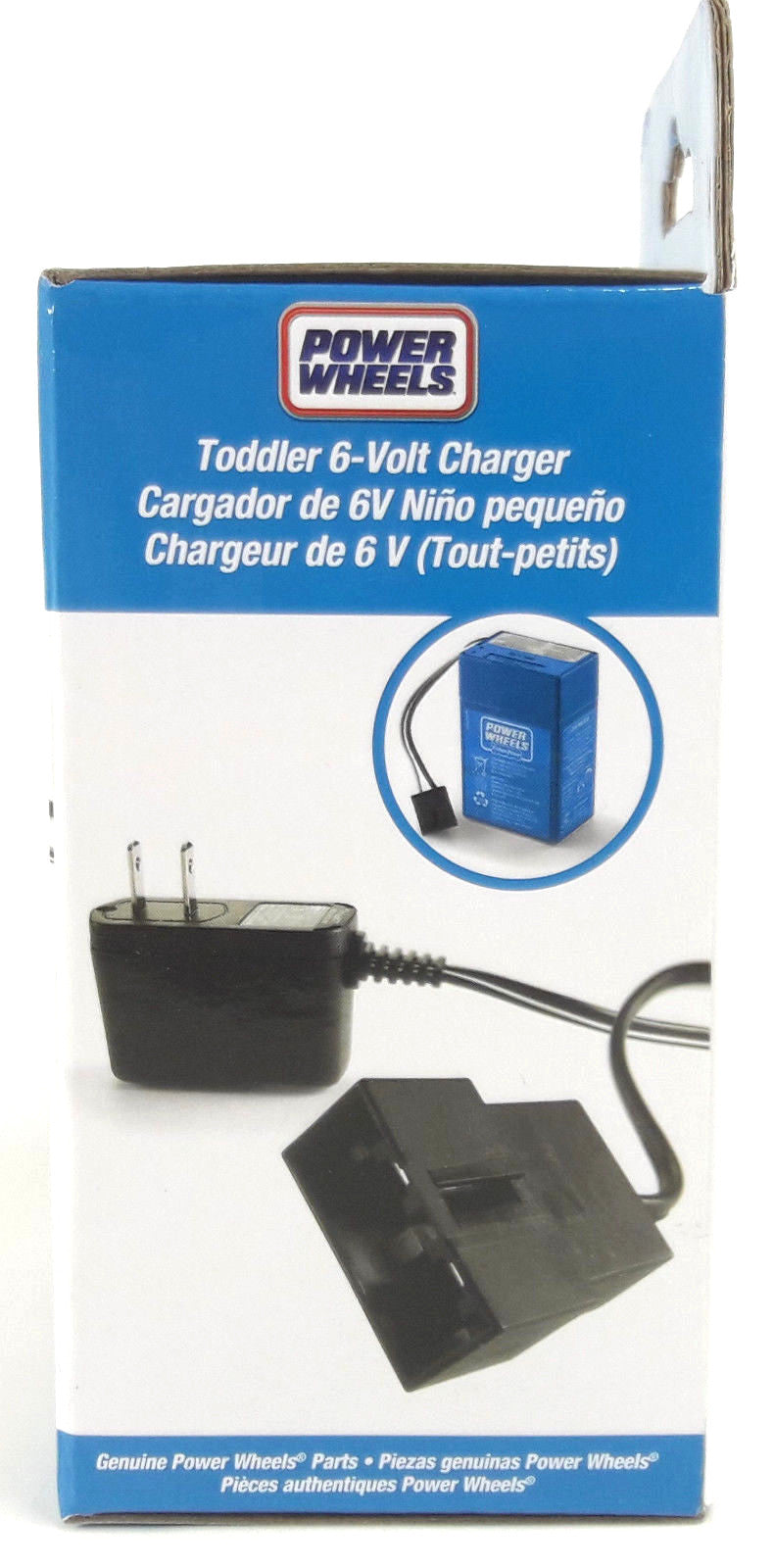 Power Wheels Toddler 6-Volt Blue Rechargeable Battery Charger New in Box Magic Cars 3