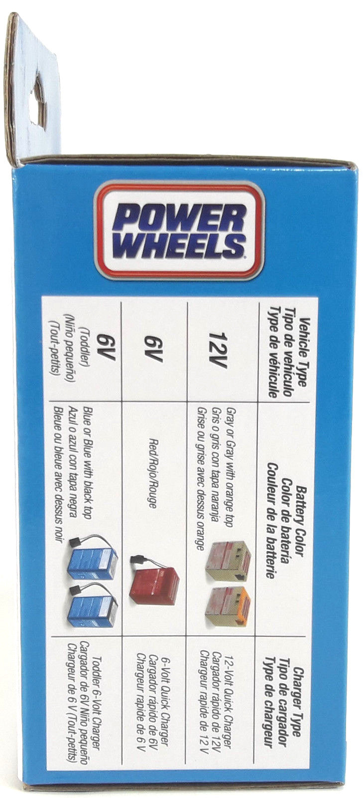 Power Wheels Toddler 6-Volt Blue Rechargeable Battery Charger New in Box Magic Cars 5