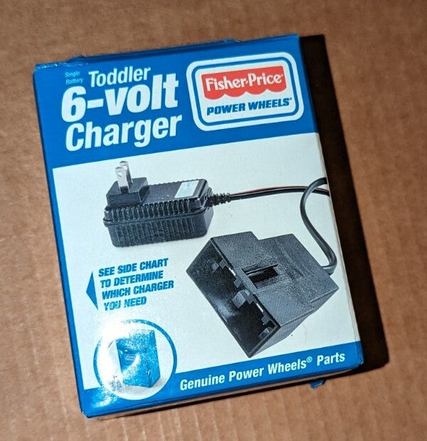 Power Wheels Toddler 6-Volt Blue Ride-On with Charger New in Box Magic Cars 1
