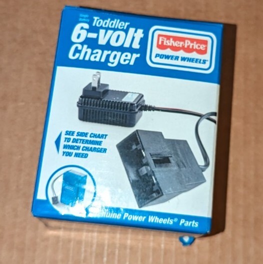 Power Wheels Toddler 6-Volt Blue Ride-On with Charger New in Box Magic Cars Variant 0