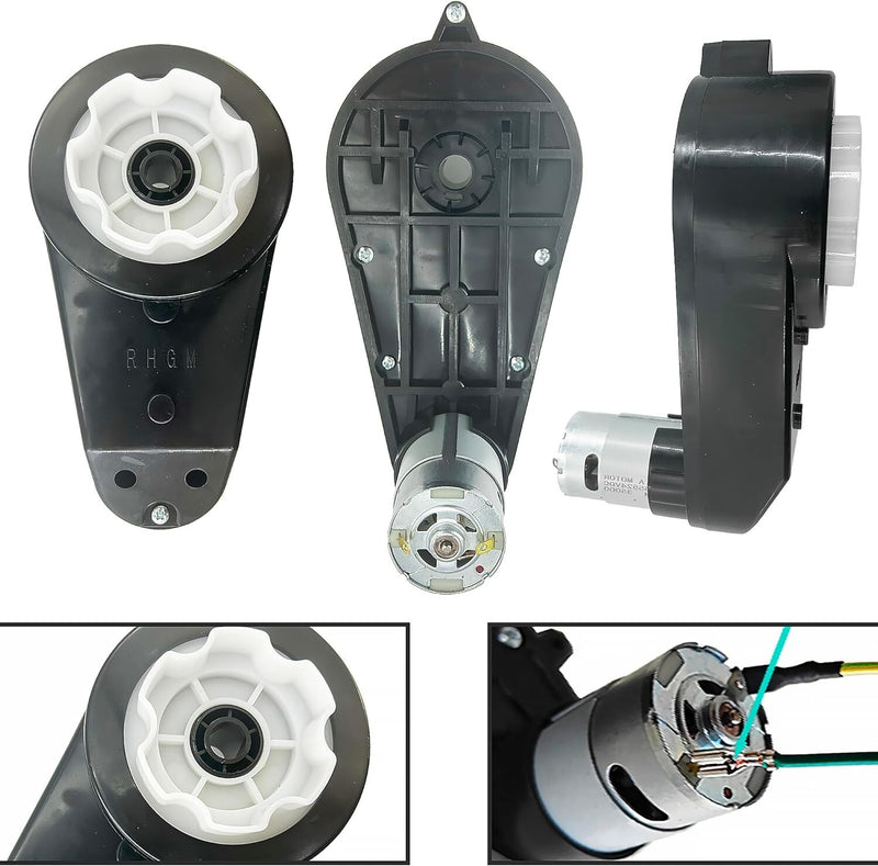 Power Wheels Upgrade Kit 2PCS 24V 35000 RPM Motor Gearbox with Accessories Magic Cars 8