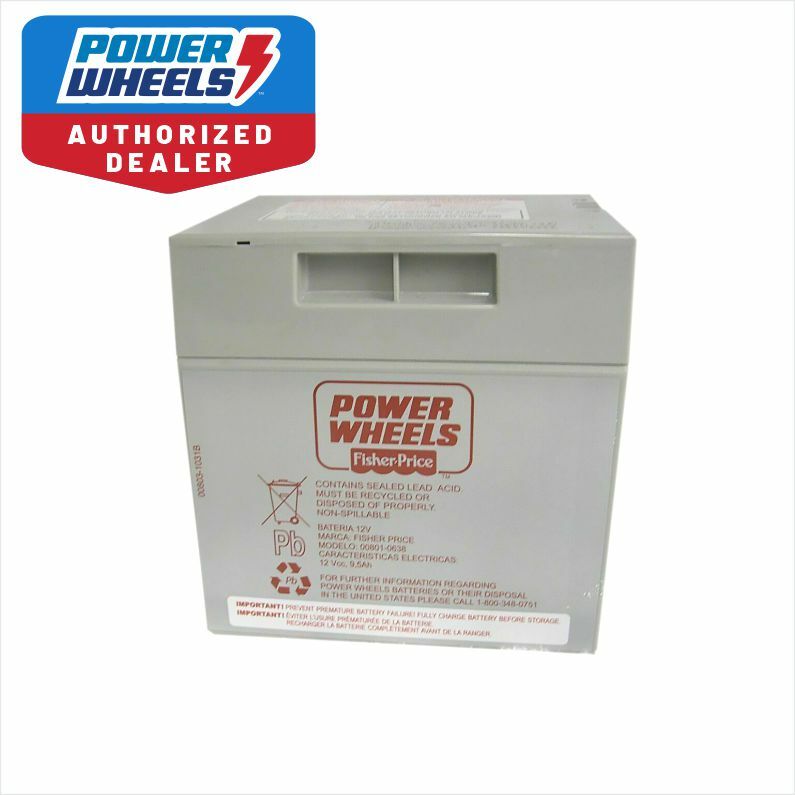 12-Volt Gray Replacement Battery for Fisher-Price Power Wheels Barbie Escalade Magic Cars Variant 0