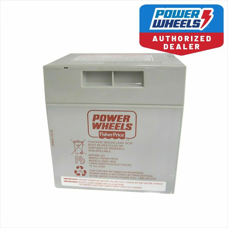 12-Volt Gray Jeep Wrangler Battery for Power Wheels W9418 Genuine Replacement Magic Cars Variant 0