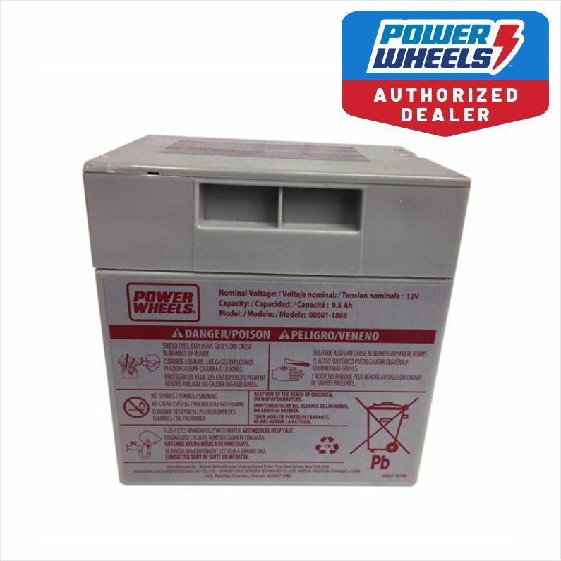 Genuine 12 Volt Grey Replacement Battery for Fisher Price Power Wheels Kawasaki Teryx Y2484 Magic Cars Variant 0